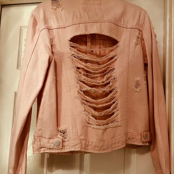 American Bazi distress denim jacket - Picture 6 of 6